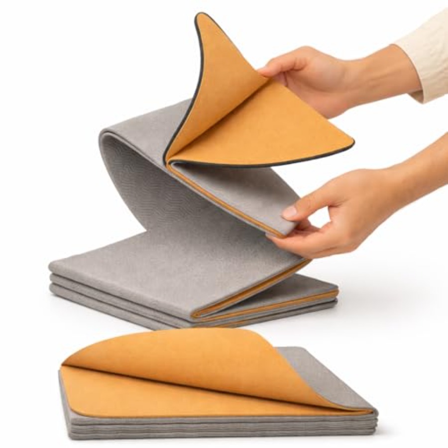 Pilates Yoga Go - Esterilla de yoga de viaje: corcho,