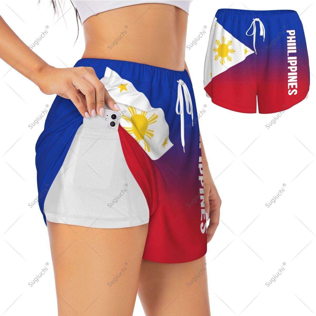 Yoga Pilates Girl - Shorts Deportivos para Mujer con la