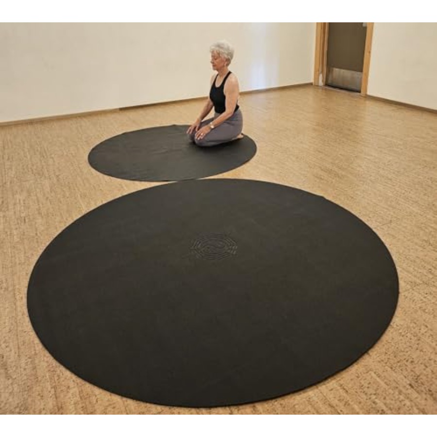 Pilates Yin Yoga - Tapete de Yoga Redondo Grande de