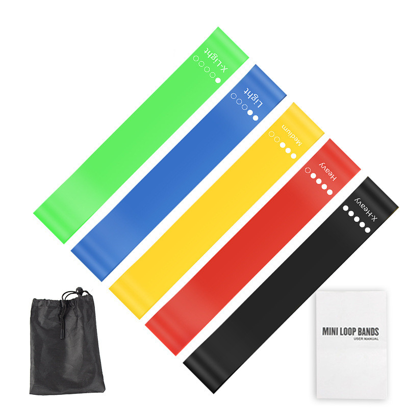 Pilates Yoga Kit - Juego de 5 Bandas de Resistencia