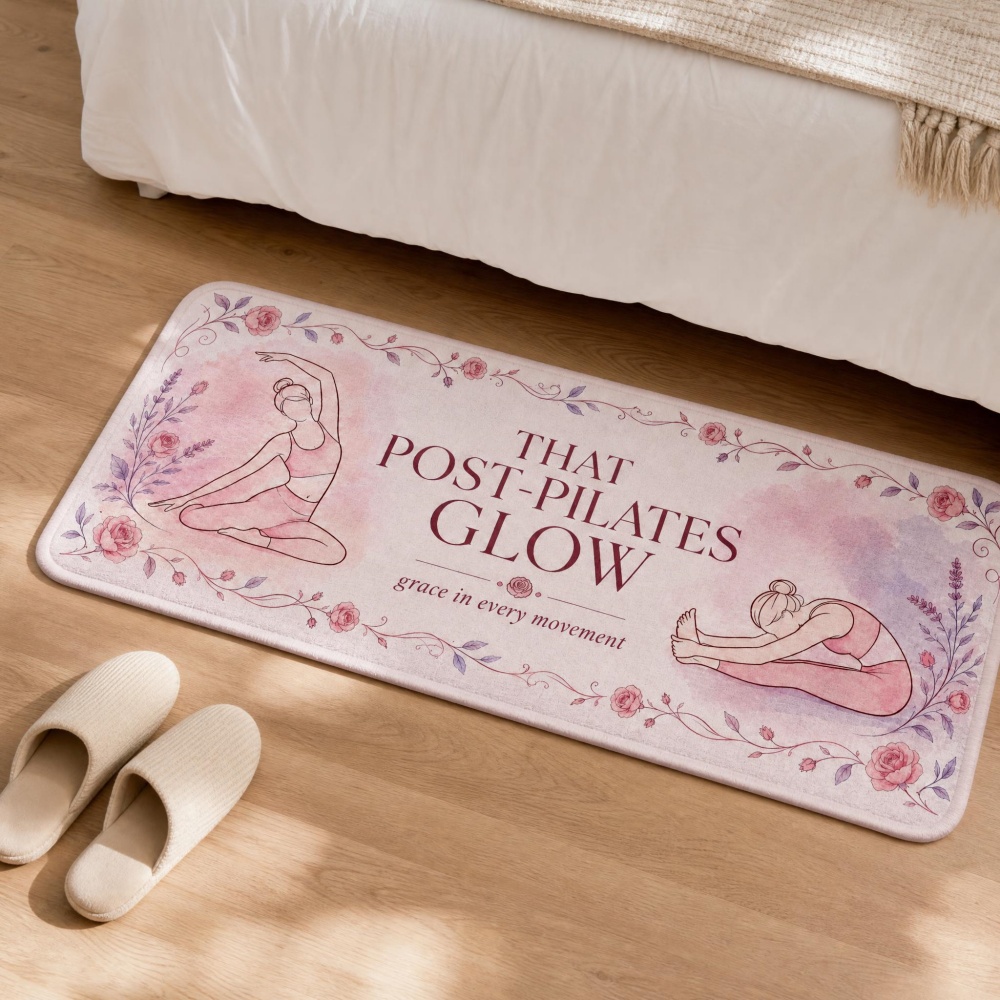 Pilates Yoga Room - Alfombra de Yoga de Franela Suave