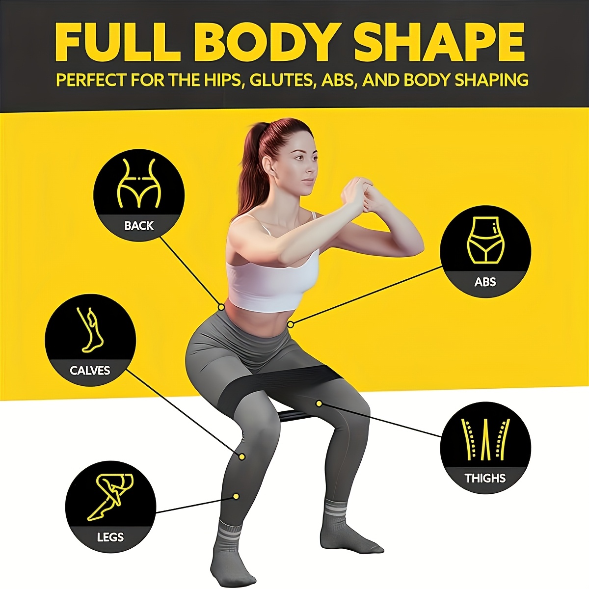 Juego de 3 Bandas de Resistenc - Pilates Yoga Kit reseña y precio