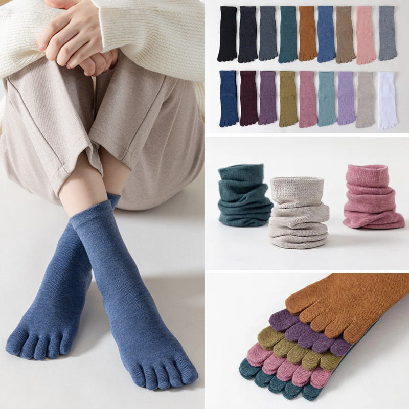 1 par de calcetines de cinco d - Yoga Pilates Girl reseña y precio