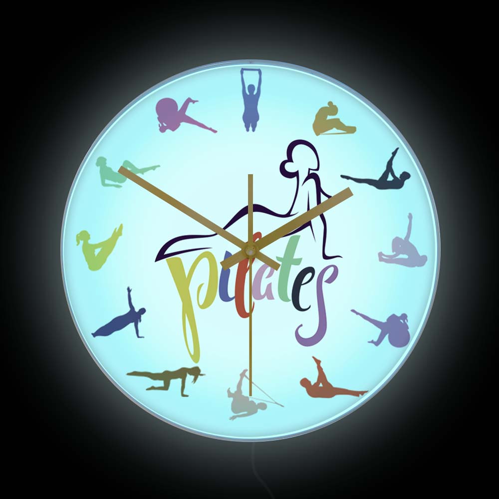 Reloj de Pared con Diseño Colo - Pilates Yoga Room reseña y precio