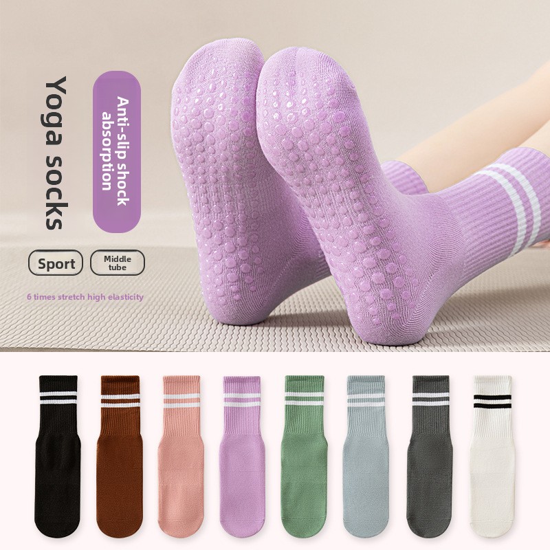 Calcetines de media pantorrill - Yoga Pilates Girl reseña y precio
