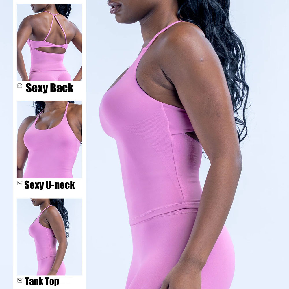 Top corto de yoga rosa Cloud H - Yoga Pilates Girl reseña y precio