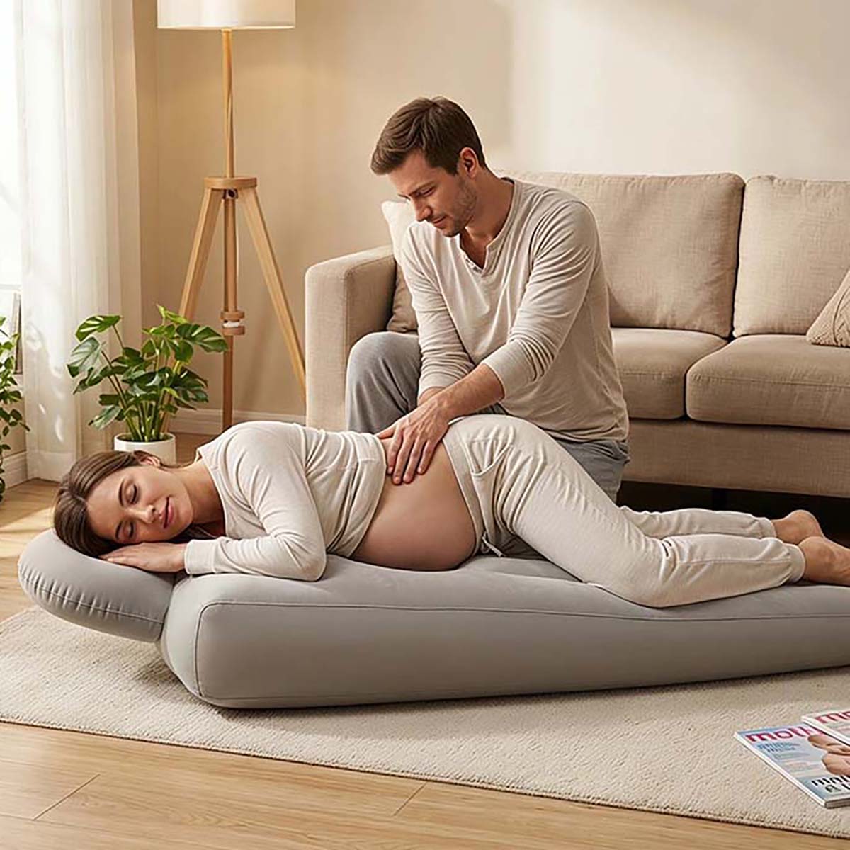 Almohada inflable para embaraz - Mat Pilates Yoga reseña y precio