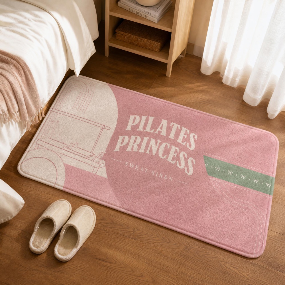 Alfombra Rectangular de Franel - Pilates Yoga Room reseña y precio