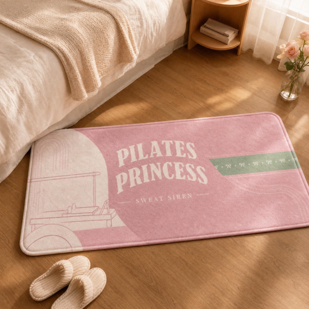 Alfombra Rectangular de Franel - Pilates Yoga Room reseña y precio
